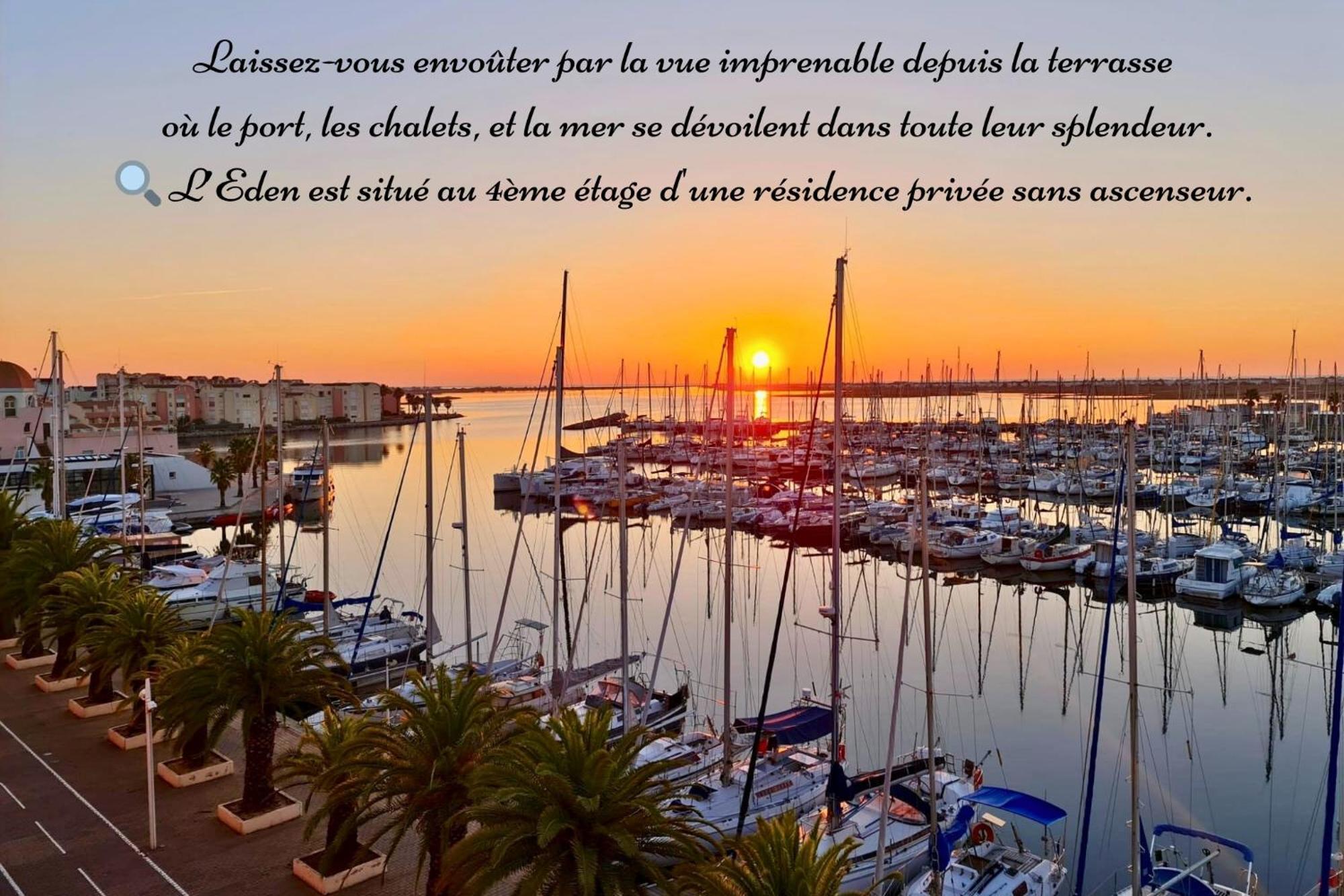 L'Eden - Vue Magnifique Sur Le Port, Les Chalets & La Mer - グリュイッサン エクステリア 写真